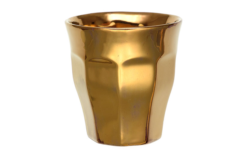 on the sunny side of the street Porcelain Tumbler Copper item photo1