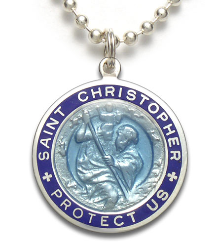 St.Christopher Large babyblue-blue item photo1