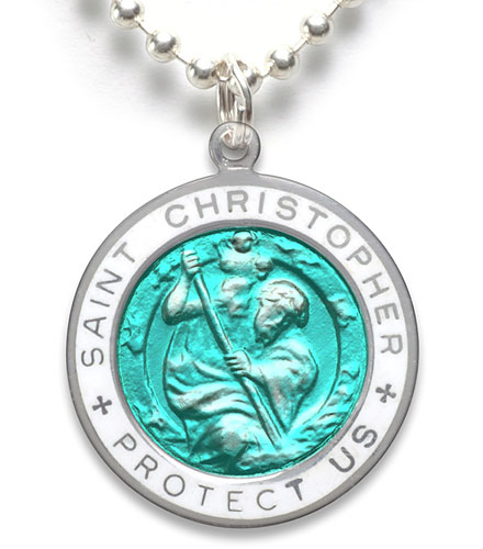 St.Christopher Large seagreen-white item photo1