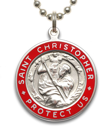 St.Christopher silver-red item photo1