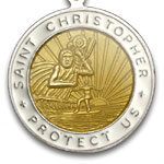 St.Christopher セント クリストファー ラージ gold-white pair