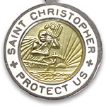 St.Christopher セント クリストファー スモール gold-white