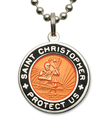 St.Christopher Small orange-black item photo1