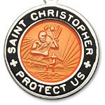 St.Christopher セント クリストファー スモール orange-black