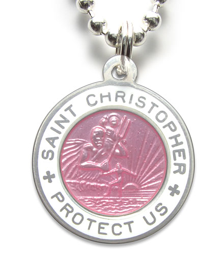 St.Christopher Small pink-white item photo1