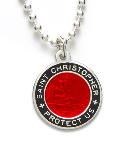 St.Christopher Small red-black item photo1