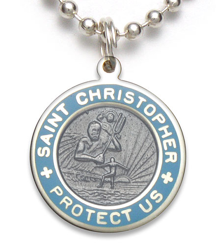 St.Christopher Small slate-babyblue item photo1