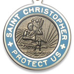St.Christopher セント クリストファー スモール smoke-babyblue