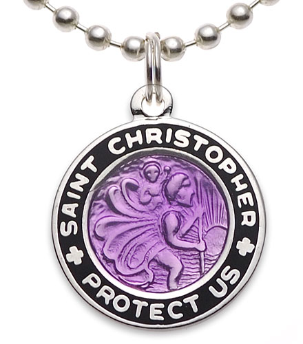 St.Christopher Small 60org violet-black item photo1