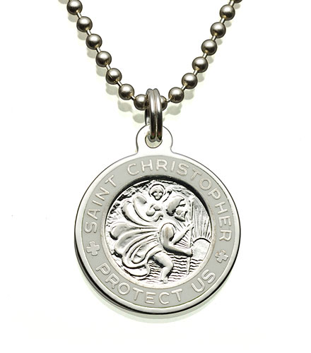 St.Christopher Small 60org silver-white item photo1