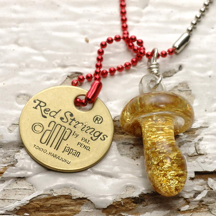 amp japan 8AK-176 stay Gold necklace mushroom item photo1