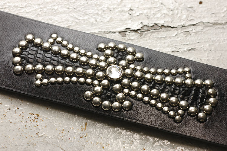 Bill Wall Leather BWL X Skull Studding Bracelet item photo10