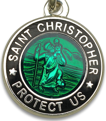 St.Christopher kellygreen black item photo2